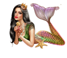 fantasy & mermaid free transparent png image.
