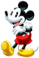 heroes & Mickey Mouse free transparent png image.