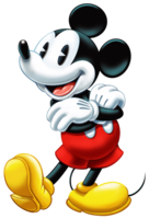 heroes & Mickey Mouse free transparent png image.