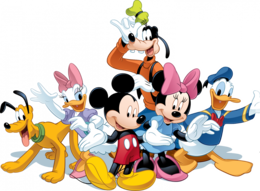 heroes & Mickey Mouse free transparent png image.