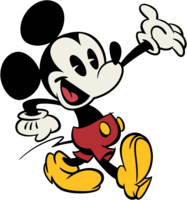heroes & Mickey Mouse free transparent png image.