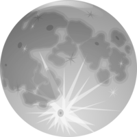 nature & Moon free transparent png image.