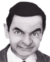 heroes & Mr. Bean free transparent png image.