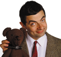 heroes & Mr. Bean free transparent png image.