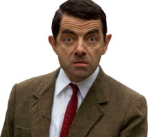 heroes & Mr. Bean free transparent png image.