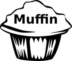 food & muffin free transparent png image.