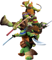 heroes & Ninja Turtles free transparent png image.