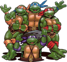 heroes & ninja turtles free transparent png image.