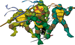 heroes & Ninja Turtles free transparent png image.