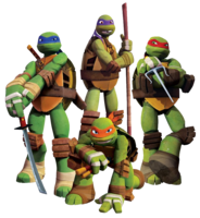 heroes & Ninja Turtles free transparent png image.