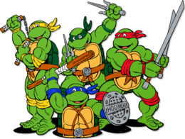 heroes & Ninja Turtles free transparent png image.