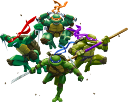 heroes & Ninja Turtles free transparent png image.