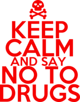 words phrases & No drugs free transparent png image.