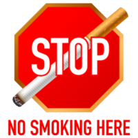 words phrases & No smoking free transparent png image.