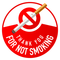 words phrases & No smoking free transparent png image.