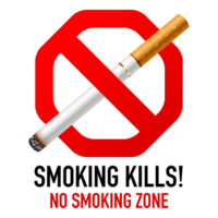 words phrases & No smoking free transparent png image.