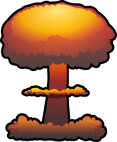 weapons & Nuclear explosion free transparent png image.