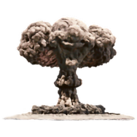 weapons & nuclear explosion free transparent png image.