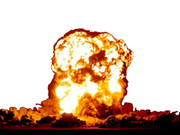 weapons & nuclear explosion free transparent png image.