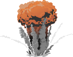 weapons & Nuclear explosion free transparent png image.