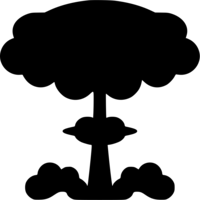 weapons & Nuclear explosion free transparent png image.