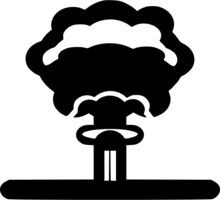weapons & Nuclear explosion free transparent png image.