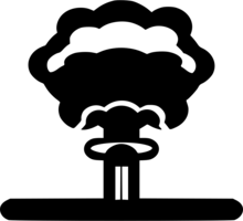 weapons & nuclear explosion free transparent png image.