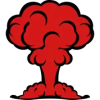 weapons & Nuclear explosion free transparent png image.