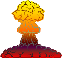 weapons & Nuclear explosion free transparent png image.