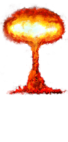 weapons & Nuclear explosion free transparent png image.