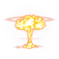 weapons & Nuclear explosion free transparent png image.