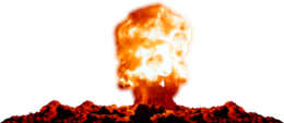 weapons & Nuclear explosion free transparent png image.