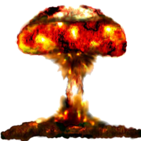 weapons & nuclear explosion free transparent png image.