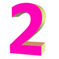 numbers & 2 free transparent png image.