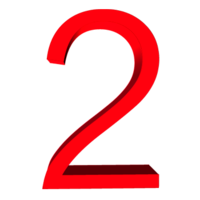 numbers & 2 free transparent png image.