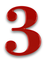 numbers & 3 free transparent png image.