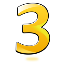numbers & 3 free transparent png image.