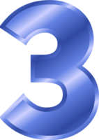 numbers & 3 free transparent png image.