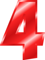 numbers & 4 free transparent png image.