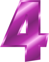 numbers & 4 free transparent png image.