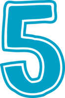 numbers & 5 free transparent png image.