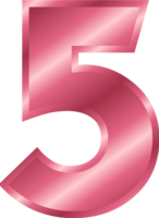 numbers & 5 free transparent png image.