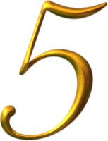 numbers & 5 free transparent png image.