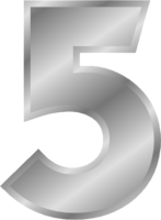 numbers & 5 free transparent png image.