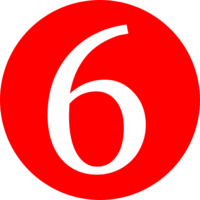 numbers & 6 free transparent png image.