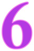 numbers & 6 free transparent png image.