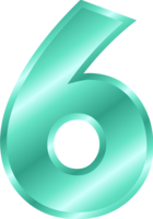 numbers & 6 free transparent png image.