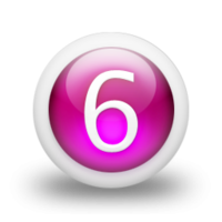 numbers & 6 free transparent png image.