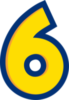 numbers & 6 free transparent png image.