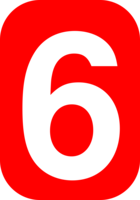 numbers & 6 free transparent png image.